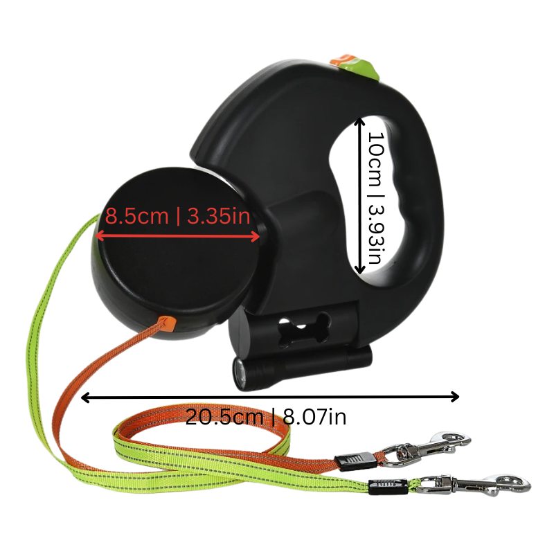 Tangle-Free Dual Dog Leash 🐕🐾