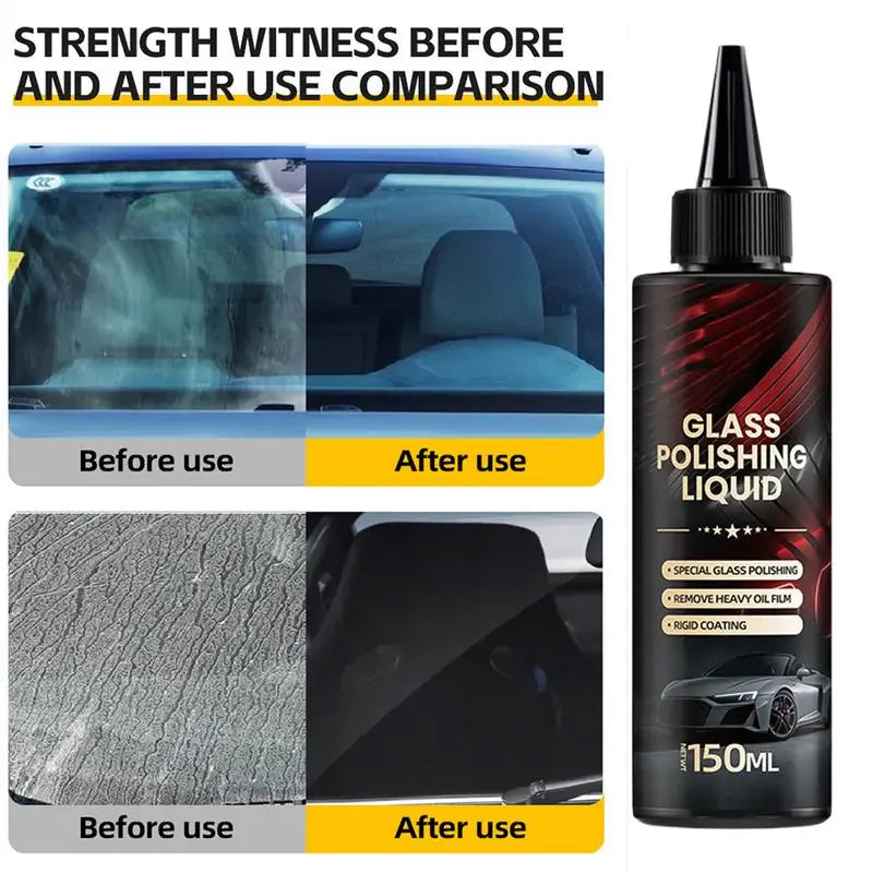 150ml Liquid Car Polish & Glass Cleaner
