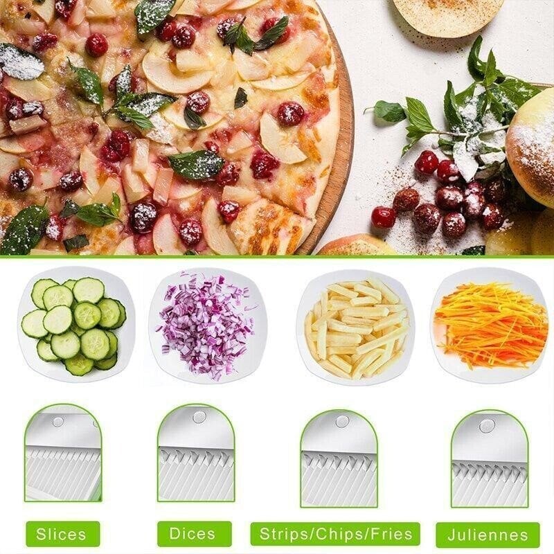 🔥Mother's Day Sale Kitchen Chopping Artifact Vegetable Cutter Mandoline Slicer
