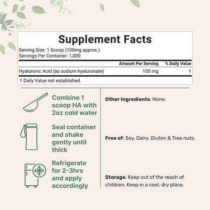 🔥Final 3 Hours 60% OFF : JEREMYTIS™ Hyaluronic Acid Powder(Revitalize the skin with vitality）