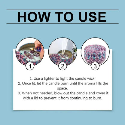 Long-Lasting Lavender Scented Candle