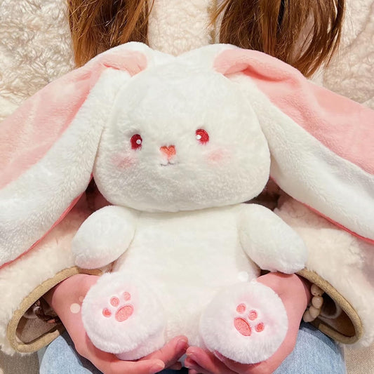 Transforming Bunny – Strawberry & Carrot Dual-Form Plush Toy