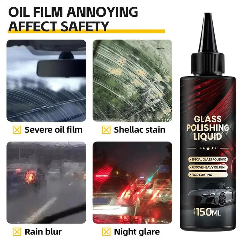 150ml Liquid Car Polish & Glass Cleaner