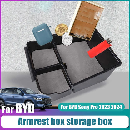 Central Control Armrest Storage Box